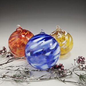 Hand Blown Glass Ornaments - Set #2
