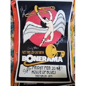 Signed Bonerama poster