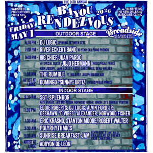 Bayou Rendezvous on Friday, 5/1  - Two Tickets