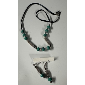 Guitar String Necklace and Earrings