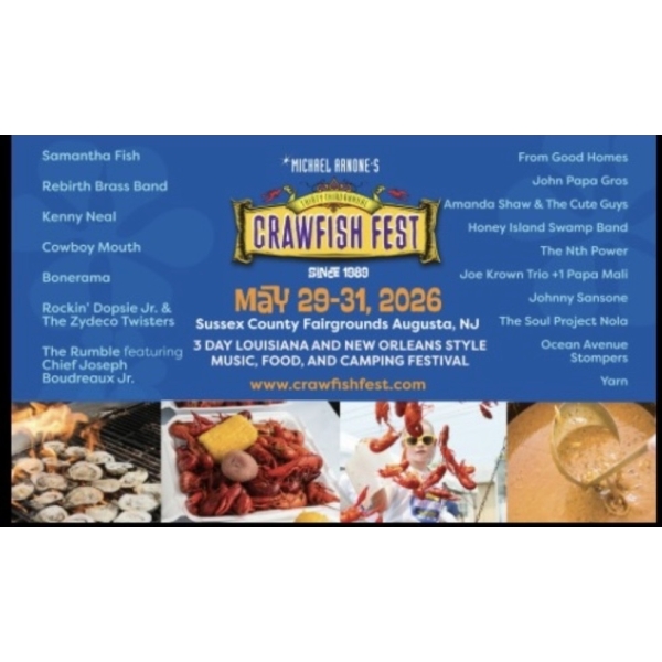 Michael Arnone's Crawfish Fest: Two 3 night Camping/Admission Tickets ...