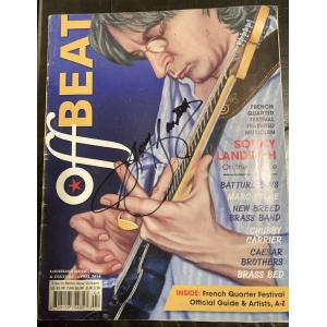 Sonny Landreth Autographed Offbeat Magazine