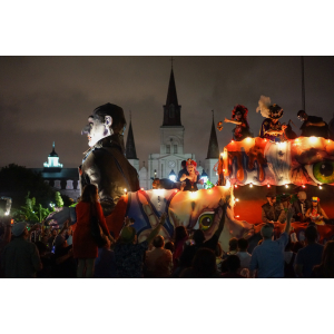 Two riding memberships in the 2026 Krewe of BOO! Parade on Saturday, October 24, 2026*