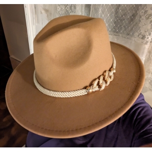 Ladies Gossifan Wide Brim Hat