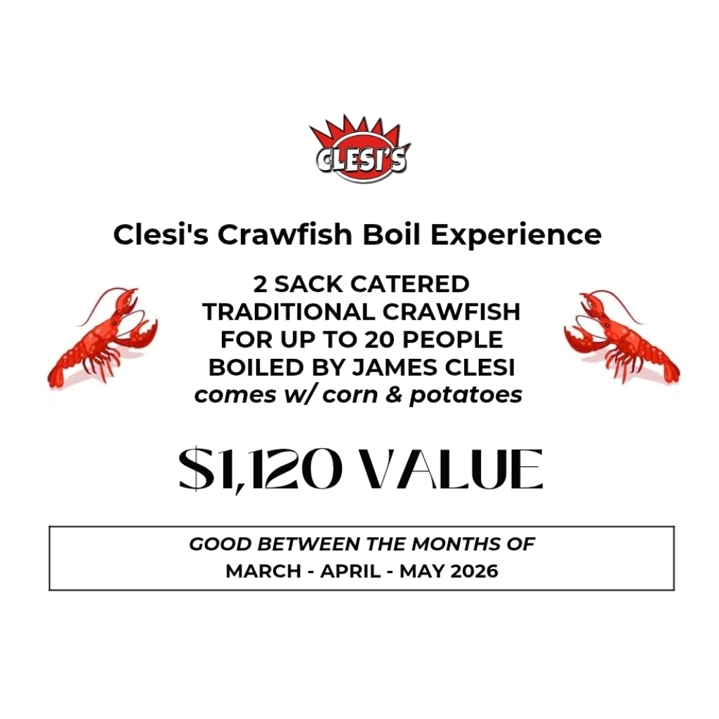 Clesi's Crawfish Boil Experience - Threadhead Cultural Foundation Raffle