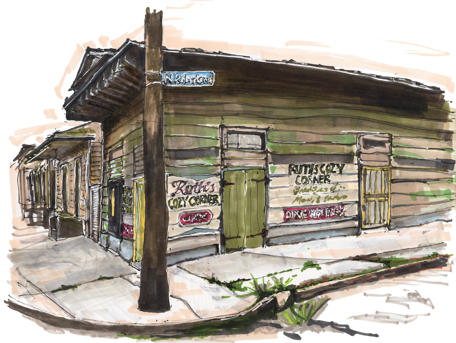 Personalized Print of Jon Cleary's "Ruth's Cozy Corner" Artwork