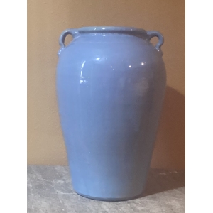 Blue Handled Oil Jar